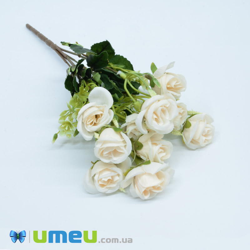 Букет троянд, 33 см, Кремовий (DIF-044835)