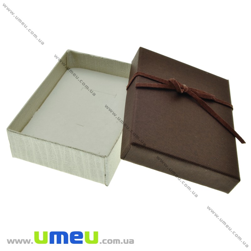 Подарункова коробочка Прямокутна, 8,5х6,5х3 см, Коричнева (UPK-023121)