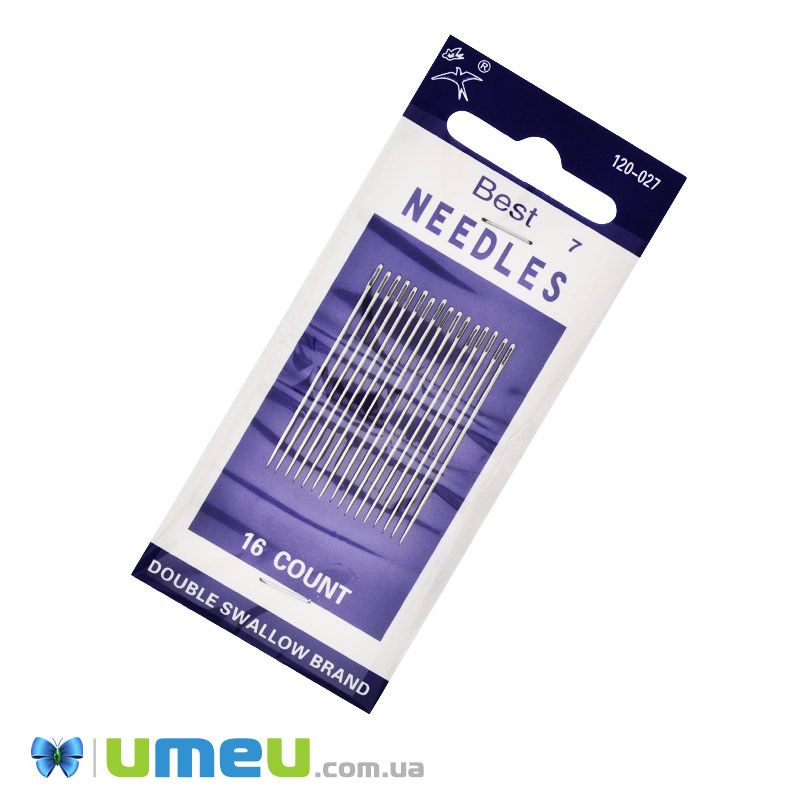 Набір голок для ручного шиття Best, 16 шт (SEW-047719)