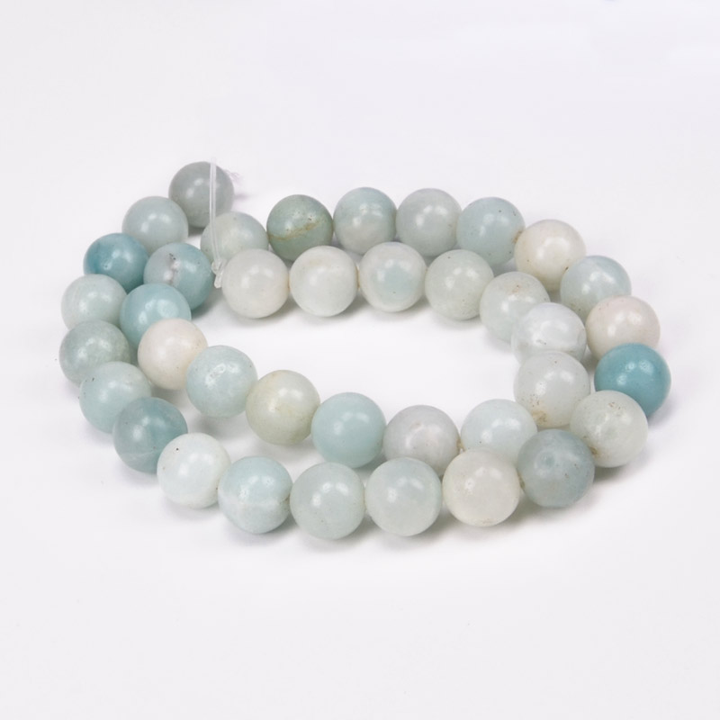 Намистини Амазоніт, Натур. камінь, 10,5 мм, Круглі (BUS-051608)