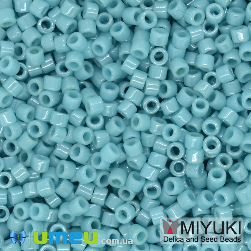 Бісер японський Miyuki Delica 11/0 DB217, Бірюзовий (BIS-045211)