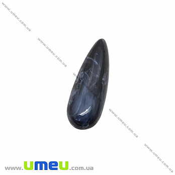 Кабошон нат. камінь Петерс, Крапля, 28,6х10 мм (KAB-036138)
