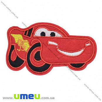 Термоаппликация детская Машинка красная, 9х5 см, 1 шт (APL-016384)