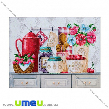 Схема для виш. бісером VDV, Поличка з маками Т-1112, 40х30 см (SXM-032131)