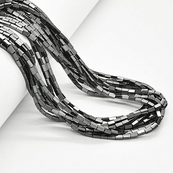 Намистини Гематит, Нат. кам., Прямокутник, 2,2 х4, 2 мм (BUS-054011)