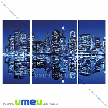 Схема триптих для виш. бісером Dana, Нічне місто DANA-49 (SXM-034473)
