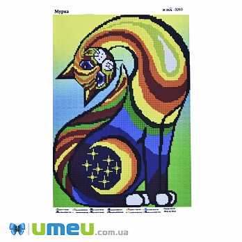 Схема для выш. бісером, Юма, Мурка, 38х28 см (UPK-048451)