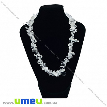 [Архів] Намиста з натурального каменю Місячний камінь (синтетич.) Прозорий, 43 см (BUS-027279)