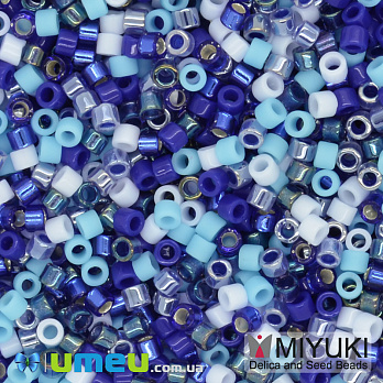 Бісер японський Miyuki Delica 11/0 DBmix27, Різнокольоровий (BIS-045224)