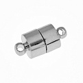 Замок магнитный, 14х6,5 мм, Темное серебро (ZAM-059203)