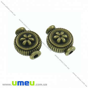 [Архів] Намистина мет., 10х8 мм, Антична бронза (BUS-018689)