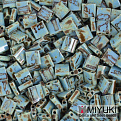 Бисер японский Miyuki TILA №4514, 5х5 мм, Бирюзовый Пикассо (BIS-053225)