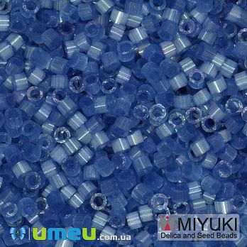 Бісер японський Miyuki Delica 11/0 DB1811, Сатин синій (BIS-045519)