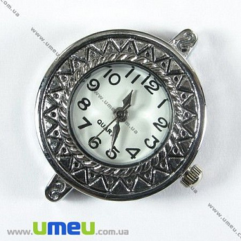 [Архив] Часы для браслетов, Античное серебро, 32х26 мм, 1 шт (CLC-003105)