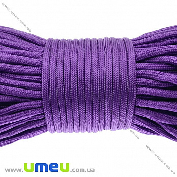 Шнур паракорд семижильный 4 мм, Фиолетовый, 1 м (LEN-024941)