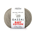 Пряжа Gazzal Baby Cotton №3464, 50 г, 165 м, Бежевая (YAR-060774)