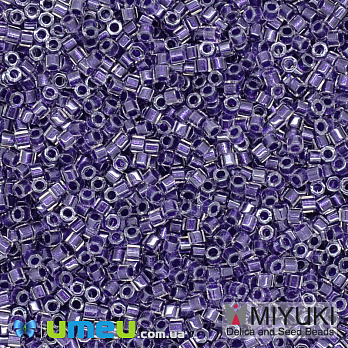 Бисер японский Miyuki Delica Cut 11/0 DBC0923, Фиолетовый, 3 г (BIS-040117)