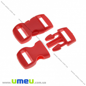 Фастекс пластиковый, 11 мм, Красный, 1 шт (ZAM-018951)