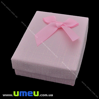 Подарункова коробочка Прямокутна, 9х7х3 см, Рожева (UPK-035926)