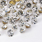 Стразы конусные SS20 (4,6 мм), Белые (STR-061281)