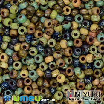 Бісер японський Miyuki круглий RR 8/0 №mix85, Різнокольоровий (BIS-045926)