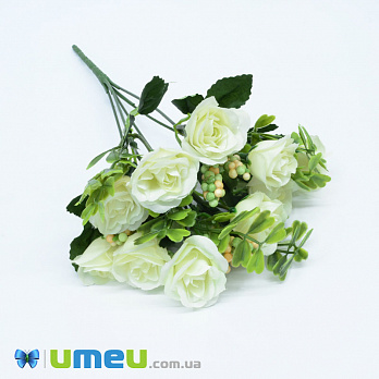 Букет троянд, 32 см, Молочний (DIF-044829)