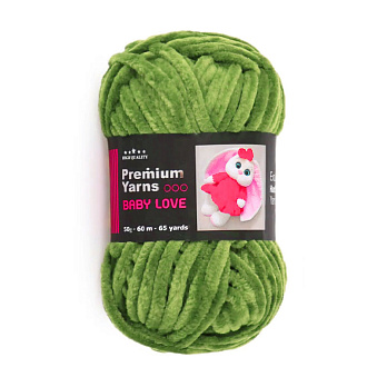Пряжа Premium Yarn Baby Love 50 г, 60 м, Салатова 377 (YAR-060207)