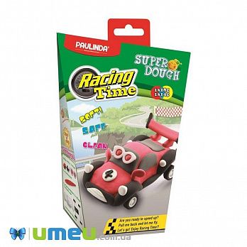 Маса для ліплення Paulinda Super Dough Racing time машинка червона (DIF-043526)