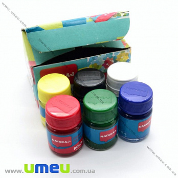 Набір олійних фарб, 6 кольорів по 10 мл, Nataraj (INS-014023)