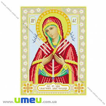 Схема для виш. бісером VDV, Ікона Пом'якшення злих сердець Т-388, 30х22 см (SXM-029400)