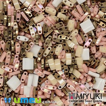 Бісер японський Miyuki TILA №mix08, Бежевий (BIS-046097)