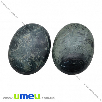 Кабошон нат. камінь Яшма Камбаба, Овал, 40х30 мм (KAB-036133)