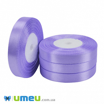 Атласна стрічка, 12 мм, Бузкова (LEN-051051)