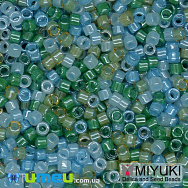 Бисер японский Miyuki Delica 11/0 DB2067, Микс неоновый (BIS-045425)