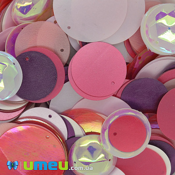 Паєтки Індія, Мікс рожевий (PAI-041059)