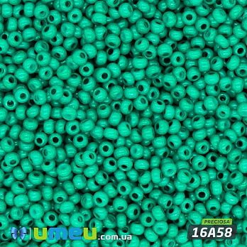 Бісер чеський №294/16А58, Зелений яскравий, Натуральний, 10/0 (BIS-043857)