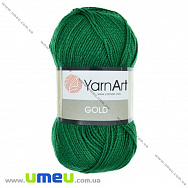 Пряжа YarnArt Gold 100 г, 400 м, Зелена 9049, 1 моток (YAR-025467)