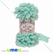 Пряжа Alize Puffy 100 г, 9,2 м, Бірюзова світла 19, 1 моток (YAR-036449)