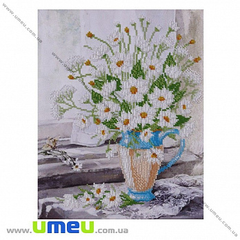 Схема для виш. бісером VDV, Ромашки на вікні Т-340, 30х25 см (SXM-029239)