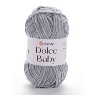 Пряжа YarnArt Dolce Baby 50 г, 85 м, Серая 782 (YAR-061640)