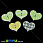 /p33479-dekorativniy-prishivnoy-element-serdce-25x20-mm-zeleniy-miks/