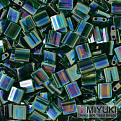 Бисер японский Miyuki TILA №179, 5х5 мм, Зеленый АВ (BIS-053198)
