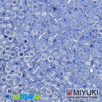 Бісер японський Miyuki Delica 11/0 DB257, Блакитний світлий (BIS-045258)