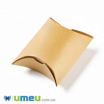 Сборная картонная коробочка, 10,5х9 см, Золотистая, 1 шт (UPK-042944)