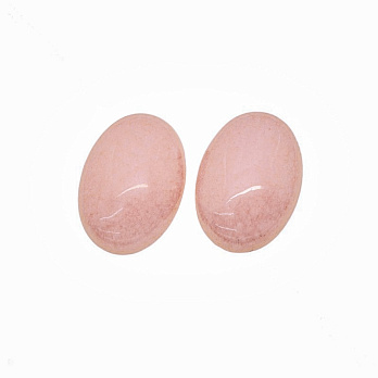 Кабошон нат. камінь Нефрит рожевий, Овал, 18х13 мм (KAB-025951)