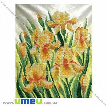 Схема для виш. бісером VDV, Жовті іриси Т-376, 36х29 см (SXM-029252)