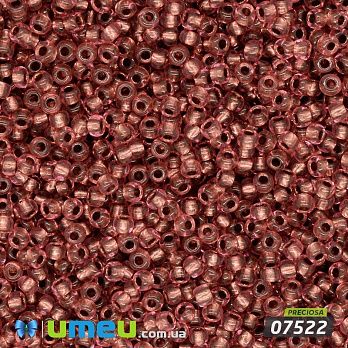 Бісер чеський №369/07522, Теракотовий, Блискучий, 10/0 (BIS-043867)
