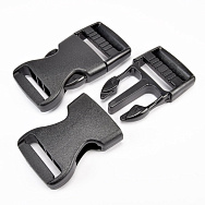 Фастекс пластиковый, 25 мм, Черный (BAG-061886)