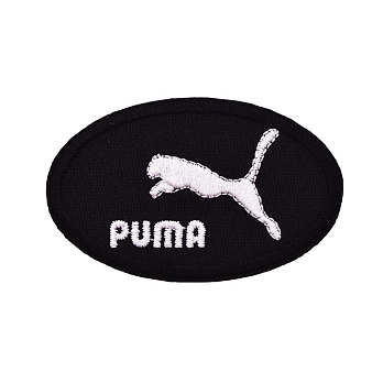 Термоаплікація Puma, 6,5 х4 см, Чорно-біла (APL-053335)