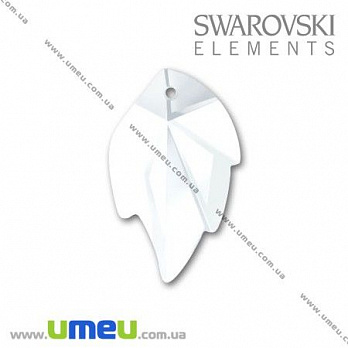 Подвеска Swarovski 6735 Crystal, 26х16 мм, Листик, 1 шт (POD-005632)